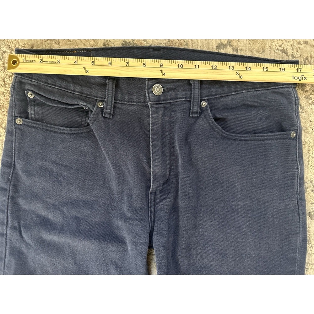 Men's Size W34 L32  Levi's 511 Jeans Slim Fit Blue - Picture 3 of 6